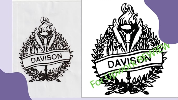redraw or vector trace your drawing for cnc and laser cutting