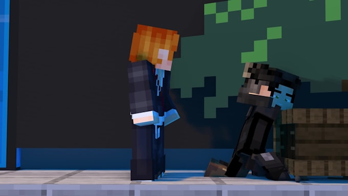 do a minecraft animation story