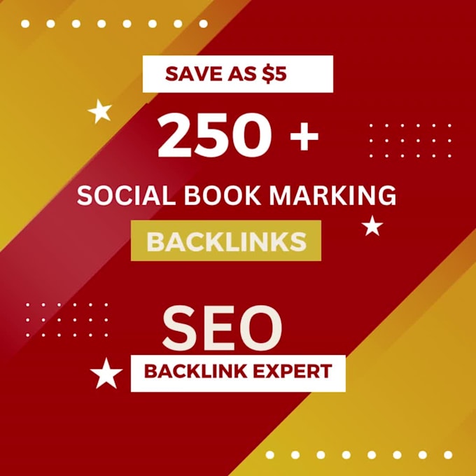 create manually 250 social bookmarking white  hat seo backlinks