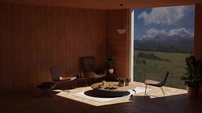 create 3d interior, interior design, house, restaurant