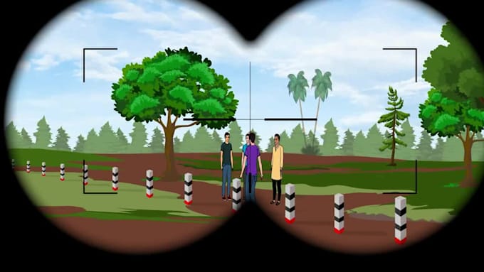 create 2d animation for you