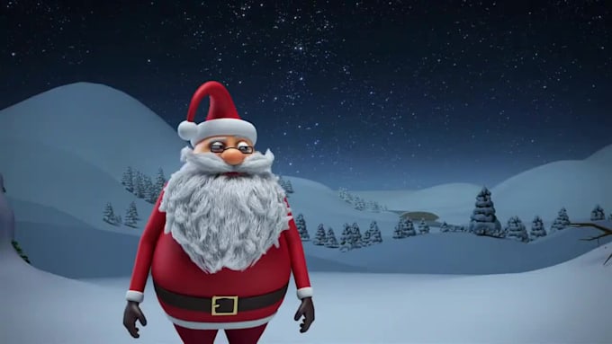 create a christmas greeting video with your logo