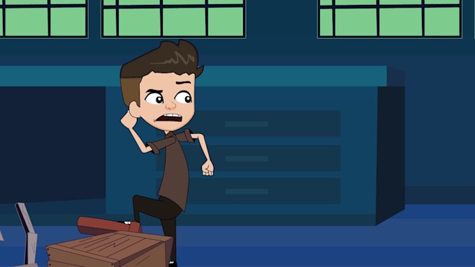animate 2d cartoon characters and 2d animated videos