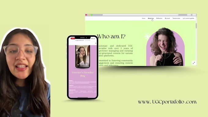 elevate your ugc, creating ugc portafolio