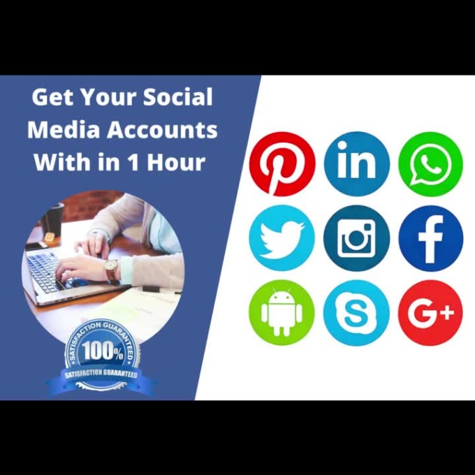 Create And Set Up Social Media Accounts Within 1 Hour By Marketingbyus