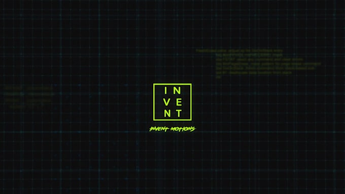 create epic glitch intro and outro for youtube channel