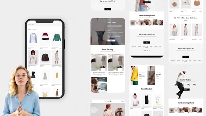 design homepage website, wordpress landing page or homepage design