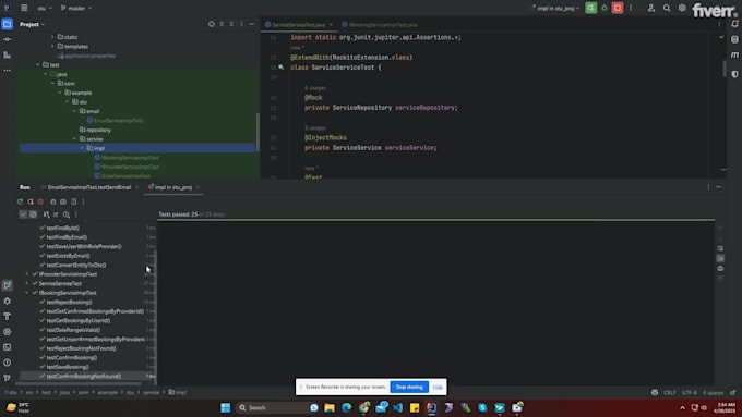 unit test your java classes using junit and mockito