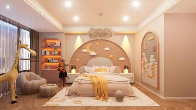 expert 3d design for modern kids bedrooms