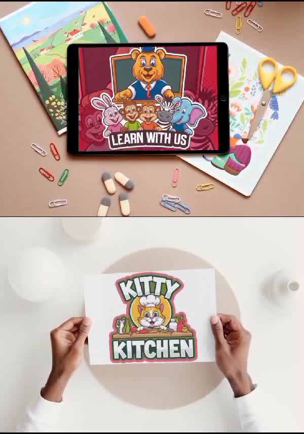 create a unique mascot character logo