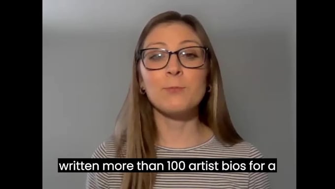 write your spotify artist bio