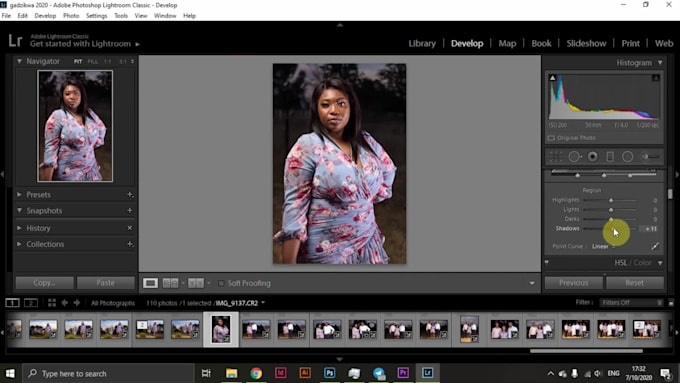 enhance 10 raw photos for you in adobe lightroom