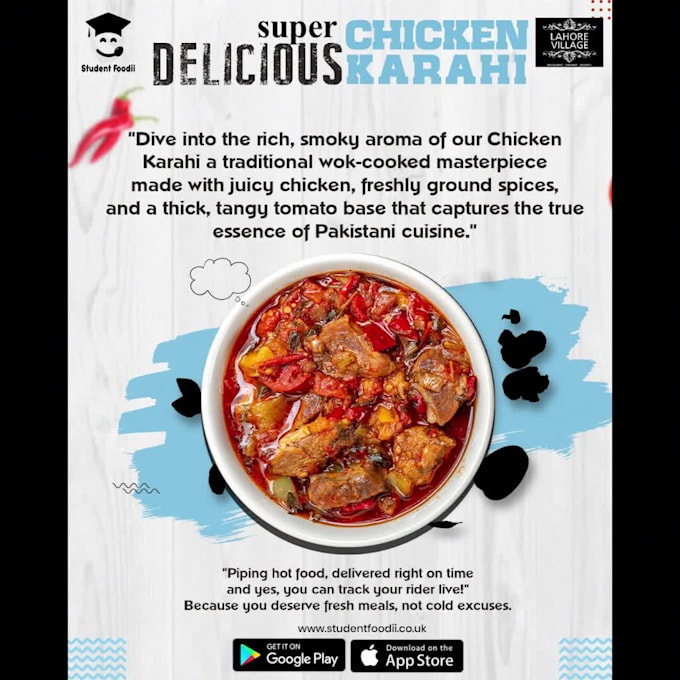 design professional food ads and posts for your social media