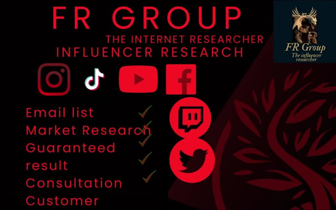 find top list of instagram, youtube and facebook influencer to boost business