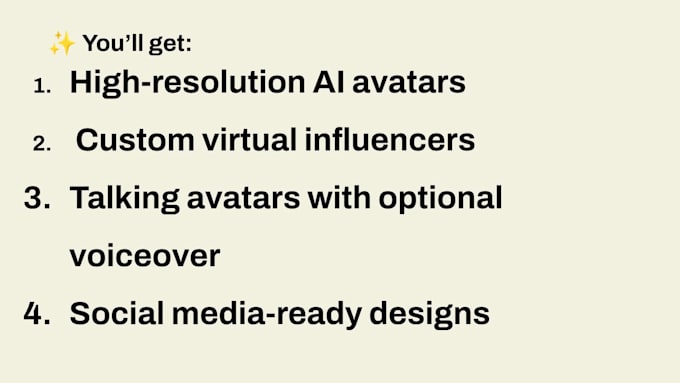 create unique ai generated avatars and anrealistic virtual influencer your brand