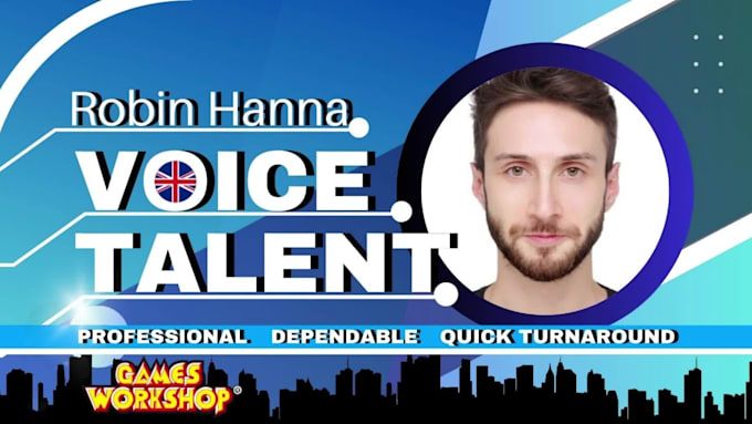 record a professional british male voice over
