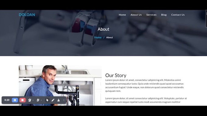 do website maintenance, website update