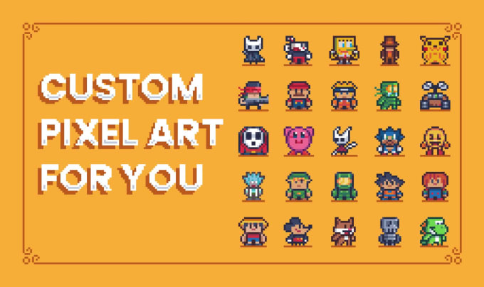 Custom pixel art for your game