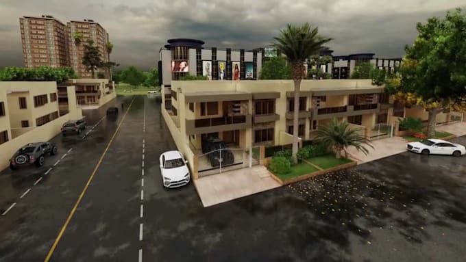 do 3d architectural visualization, real estate promotion video, 3d animation
