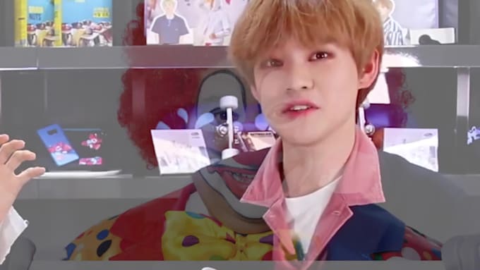 make funny kpop edit