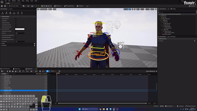 rig 3d metahuman for games and animations ue5