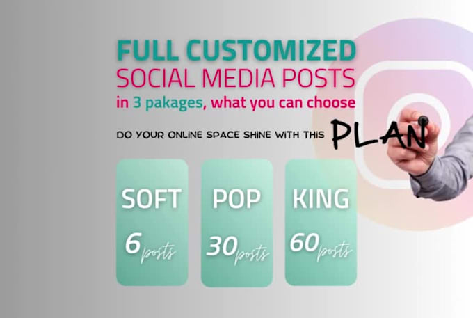 fully design brand aesthetic social media posts for you