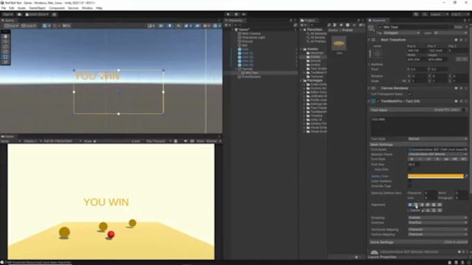 develop 2d unity game and 3d unity game for pc, mobile and web unity game