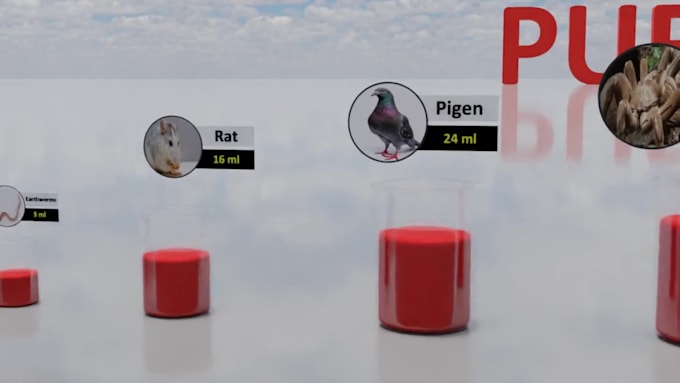 create any viral  3d models comparison video for youtube