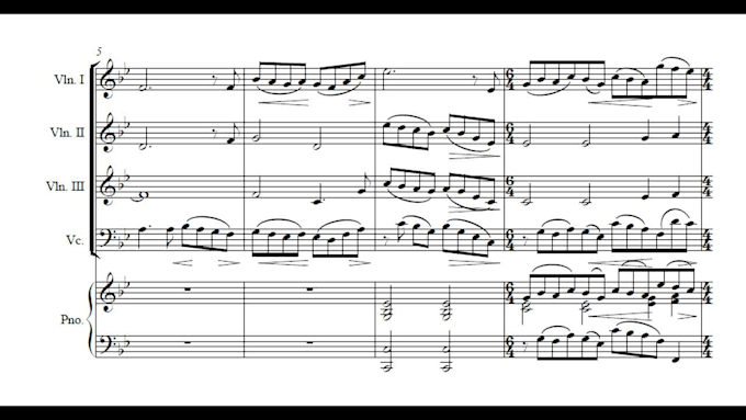 write, arrange and transcribe music for ensambles