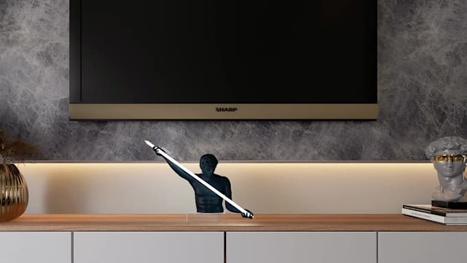 do interior design and realistic 3d rendering