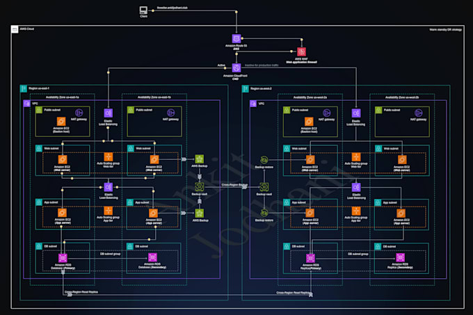 Deploy mern stack app on aws with backups disaster recovery in a ...