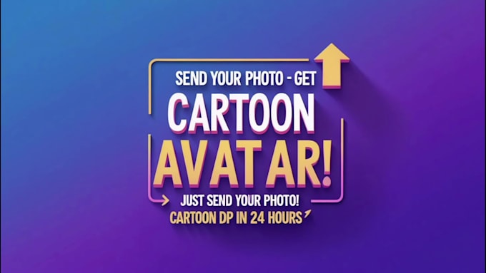 design a custom cartoon avatar or dp from your photo