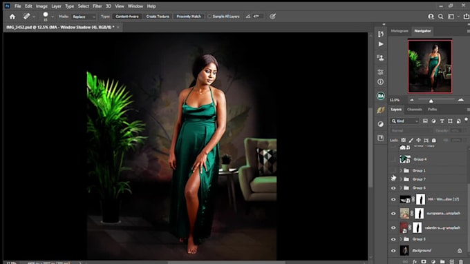 color grade, retouch and manipulate your photos