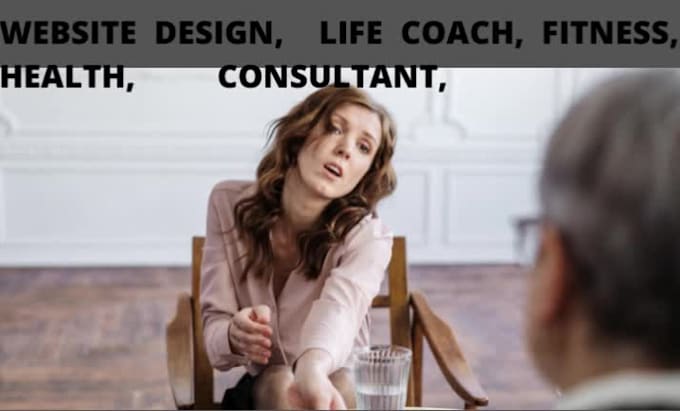 design life coaching website, consulting website, fitness