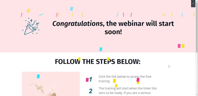 build a thankyou page for your kajabi website