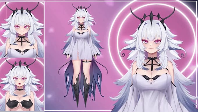 create and rig live2d vtuber avatar, vtuber rigging 2d vtuber model ready to rig
