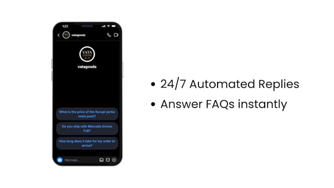 set up a professional chatbot for instagram and facebook