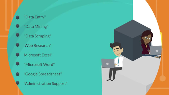 do data entry,web research, data analysis