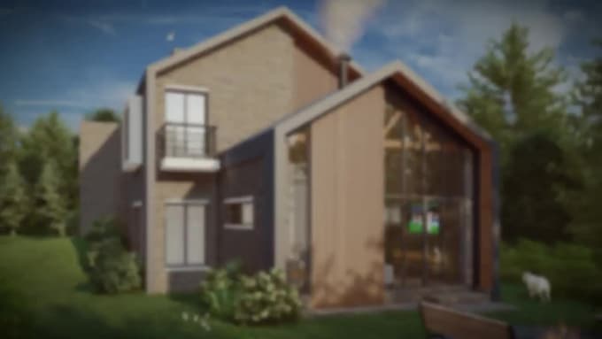 create detailed and realistic 3d animation for your building