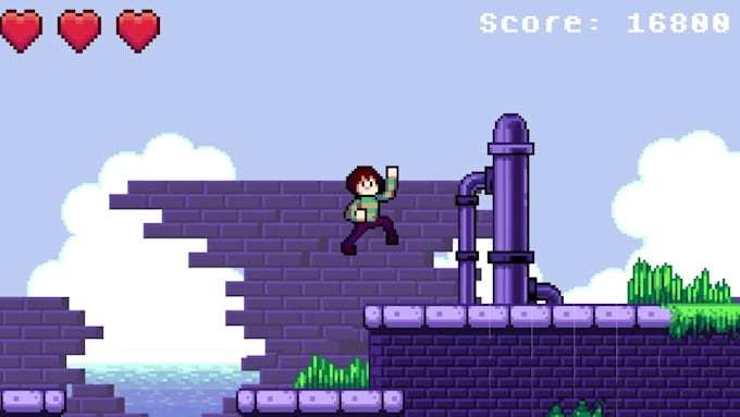 develop a simple 2d game in unity