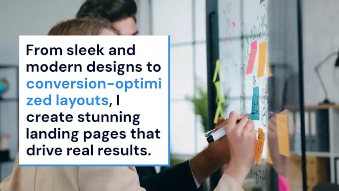 design elementor landing page or wordpress landing page