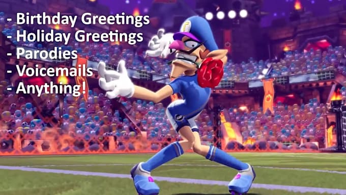 do a voiceover impression of waluigi for you