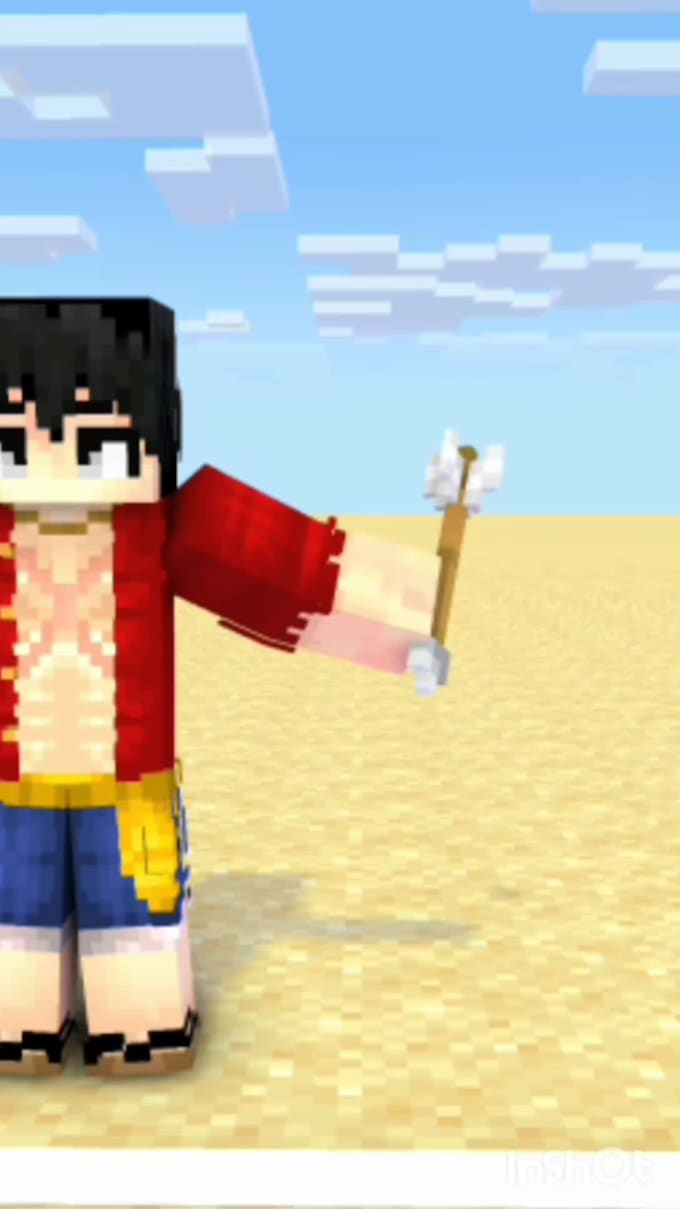 create a minecraft 3d animation