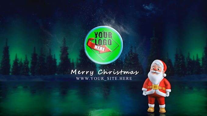 customize this funny christmas promo video