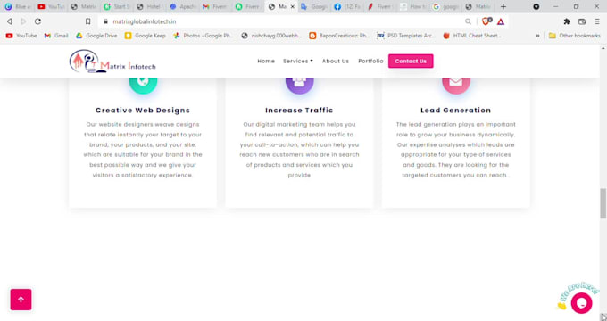 do web design and development