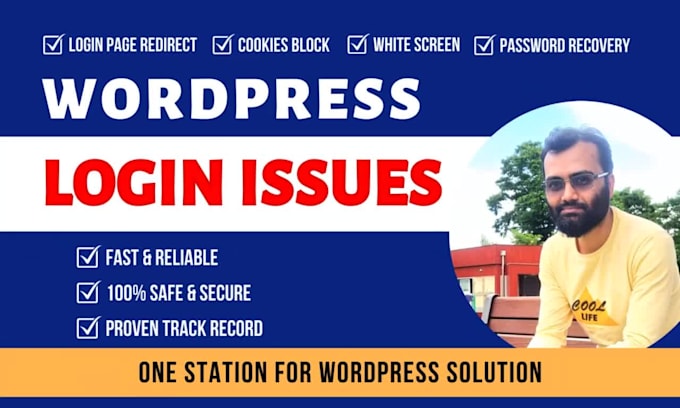 fix wordpress login issues, errors and dashboard broken problems