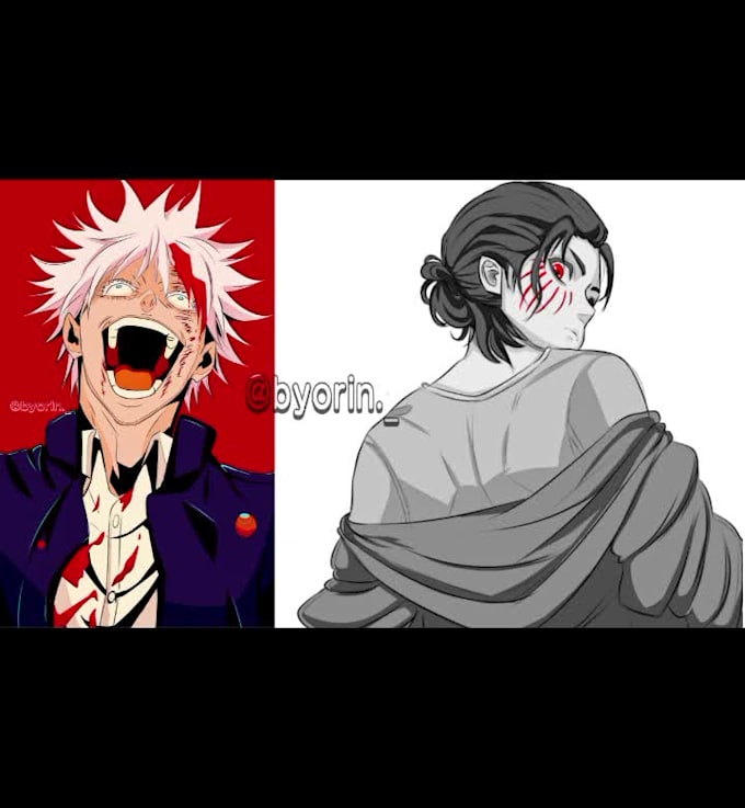 Draw your oc, anime character, fanart by Byorin_ | Fiverr