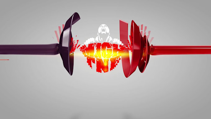 do 3d logo reveal intro animation fast