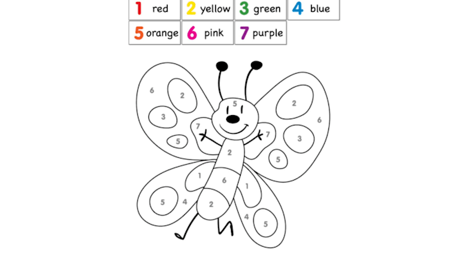 Colorear Rompecabezas Por Numeros Hoja De Trabajo De Matemáticas