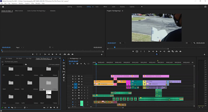 create a project template for your video and animation